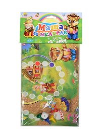 Настольная игра-ходилка «Маша и медведь», Рыжий Кот