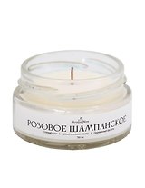 Свеча ароматическая Розовое шампанское (50мл) (AromaWax)