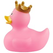 Игрушка для ванной, уточка резиновая FUNNY DUCKS "Уточка в короне розовая" (1926) - 2