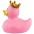 Игрушка для купания LiLaLu Уточка в короне розовая - 2