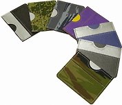 Визитница-футляр, кожзам, 9.8х7.5 см, Lezar, в ассортименте