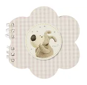 Блокнот, Полиграфиздат,  "Boofle, А6, 60 листов, вырубка, на спирали