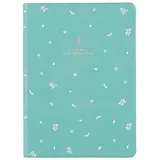 Ежедневник недат. А6+ 96л 120*170 "Forest" зеленый, иск.кожа, интегр.переплет, тисн.фольгой, ляссе