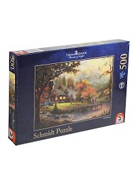 Паззл 500 (58465) Идиллия на реке (Thomas Kinkade) (коробка)