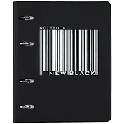 Тетрадь на кольцах в клетку Listoff, "Black style. 5", 120 листов