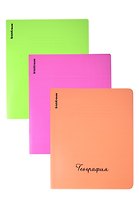 Тетрадь 48л кл. ТЕМА "Neon. География"  пласт.обл., ассорти, ErichKrause