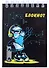 Блокнот А7 40л кл. "МОДНЫЙ БАЛЛОНЧИК" гребень, сплошной глянц.УФ-лак - 0