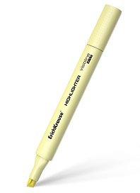 Текстовыделитель «Visioline V-17 Pastel» жёлтый, Erich Krause