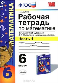 Математика. 6 класс. Рабочая тетрадь к учебнику И.И. Зубаревой, А.Г. Мордковича "Математика. 6 класс". В 2-х частях. Часть 1
