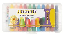 Пастель масляная «ArtStory», 12 цветов, Crown