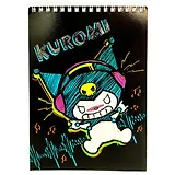 Блокнот А5 60 листов, клетка, "Kuromi" гребень