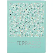 Записная книжка А6 80л тчк. "MATERIALS. TERRAZZO" интегр.обл., ламинация soft touch, тиснение фольгой