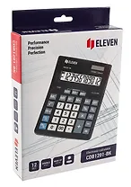 Калькулятор 12 разрядный настольный, 2-е питан., ELEVEN CDB1201-BK