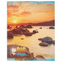 Тетрадь общая «Big Stones», 60 листов в клетку, А5, в ассортименте - Hatber