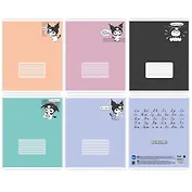 Тетрадь 24 листа, линейка, "Куроми", в ассортименте