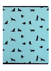 Тетрадь в клетку Academy Style, "Кошачьи силуэты", 96 листов, в ассортименте