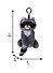 Игрушка мягкая, Feisty Pets, Енот серый, (два выражения мордочки), 11 см, с карабином FP021M - 1