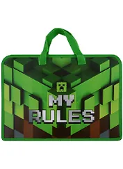 Папка для тетрадей Hatber, Pixels, А4, на молнии