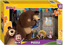 Пазл «Маша и Медведь» 35 элементов, Step Puzzle