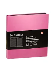 Ежедневник недат. А5- 136л 147*162мм "In Colour" сиреневый, иск.кожа, интегр. обл, ляссе, Listoff