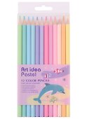 Карандаши цветные «Pastel», Art idea, 12 цветов - 0