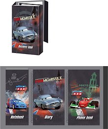 Органайзер детский трехблочный 85*110 "Cars" инд.уп., Disney