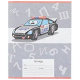 Тетрадь в клетку Hatber, "Транспорт", 12 листов, в ассортименте