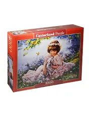 Пазлы 1000 C-103249 Девочка и щенок (68х47см) (коробка) (Castorland)