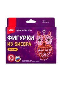 Набор для творчества LORI Фигурки из бисера Сова Бис-084 Бис-084