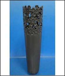 Ваза керамическая (23898) (12,5х12,5х38) (коробка)