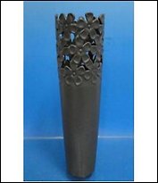 Ваза керамическая (23898) (12,5х12,5х38) (коробка)