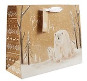 Пакет А3 46*33*10 "Best Wishes" Новый год, бум.мат.лам. - 1