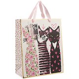Пакет А4 32*26*12 Flower Cats жен., бум.мат.ламинат