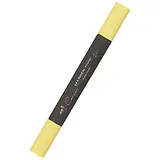 Маркер художественный "Сонет" пастельно-желтый, двухсторон., тонк. и широк.долото, Сонет