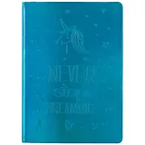 Книга для записей в линейку «Dreaming», голубая, B6, 80 листов + 48 наклеек