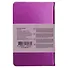 Записная книжка А6- 80л кл. "Grace. Фиолетовый перламутр", иск.кожа,интегр.обл., скругл.углы, ляссе - 2
