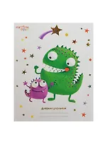 Дневник для ср. и ст.кл. "Marzipan. Веселые монстры" интегр.обл., тиснение голограф.фольгой, ляссе, Unnika