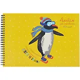 Альбом для рисования Listoff, "На катке!", А4, 40 листов, на гребне