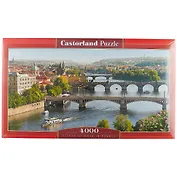 Пазл Castorland 4000 эл. 138*68см. Река Влтава Прага C-400096