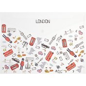Папка-конверт А4 на кнопке "London"