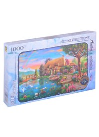 Пазл «Коттедж на берегу озера» 1000 элементов, Step puzzle