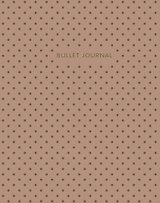 Bullet Journal (Кофейный) 162x210мм, твердая обложка, пружина, блокнот в точку, 120 стр.