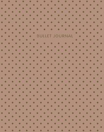 Bullet Journal (Кофейный) 162x210мм, твердая обложка, пружина, блокнот в точку, 120 стр.