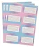Наклейки для тетрадей Yoi, "Градиент", 24 штуки - 2