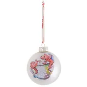 Елочный шар Дракончик (стекло) (8х8) (91480)