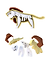 Фигурка HALFTOYS ANIMAL Лев, магнитная. Арт. HAS001 - 1