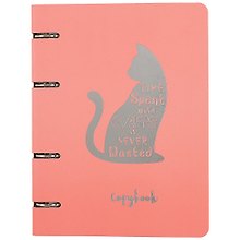 Тетрадь на кольцах «ColourMania. Cat» 100 листов в клетку, А5, сменный блок - Unnika