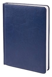 Ежедневник недат. А5 192л "Сариф" синий, поролон, офсет, ляссе, закругл.углы, Escalada