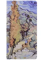 Записная книжка А6+ 24л нелин. 90*170мм "Ван Гог" тонир.внутр.блок, сшивка, крафт