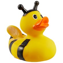 Игрушка для ванной, уточка резиновая FUNNY DUCKS "Уточка пчелка" (1890)